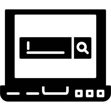 bilgisayar simgesi vektör illüstrasyonu