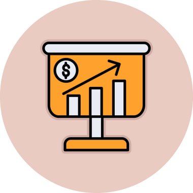 İş grafiği vektör illüstrasyonu