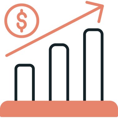 Büyüme grafiği Basit resimleme