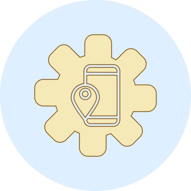 Web tasarımı. Akıllı telefonun basit bir gösterimi