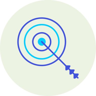 Pusula. Web simgesi basit tasarım