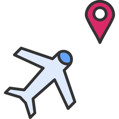 harita pin vektör simgesi