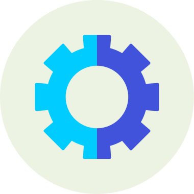 dişli simgesi vektör illüstrasyonu