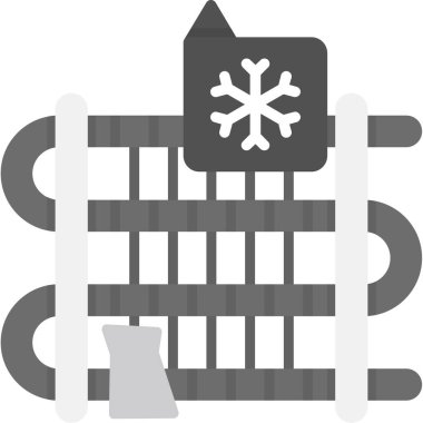 kar simgesi, basit vektör tasarımı