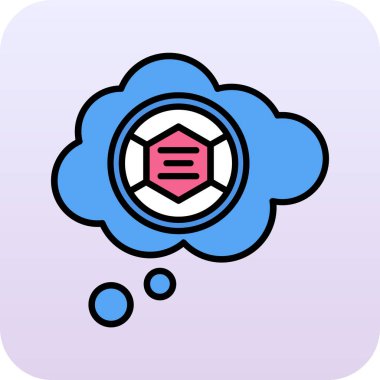 Bir çiçeğin vektör illüstrasyonu