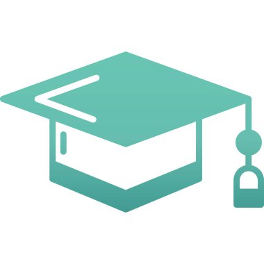 Bir eğitim simgesinin vektör illüstrasyonu