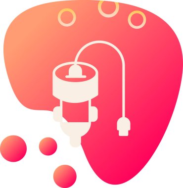 Beyin. Web simgesi basit illüstrasyon