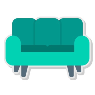 mobilya düz vektör simgesi