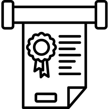 Sertifika diploma simgesi, özet biçimi