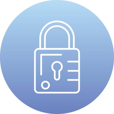 vektör simgesini kilitle