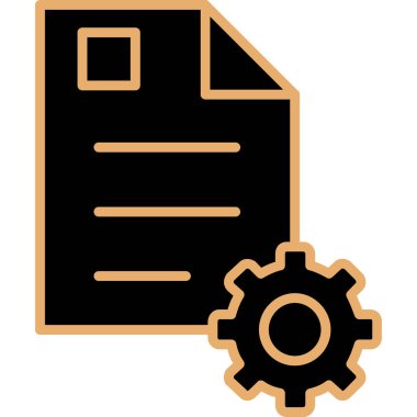 Dosya. Web simgesi basit tasarım