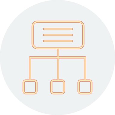 ağ paylaşım simgesi çizimi