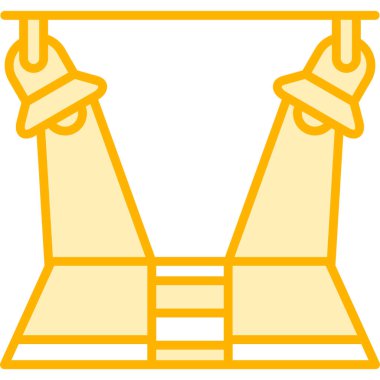 Vinç. Web simgesi basit illüstrasyon