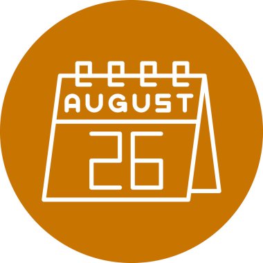 Tek günlük takvimde 25 Ağustos tarihi