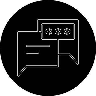 Modern bir simgenin vektör illüstrasyonu