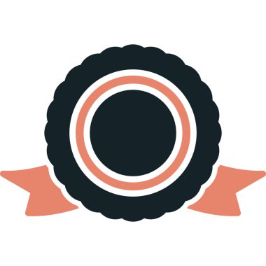 Lastik simgesi vektör çizim şablonu