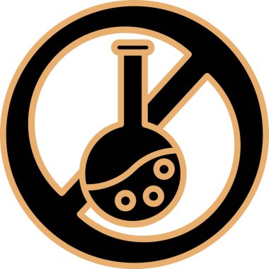 Bir kimyasal simgenin vektör illüstrasyonu