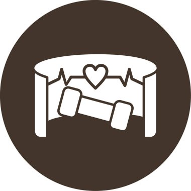 Aşk ve sevgililer günü vektör illüstrasyon tasarımlı kalp