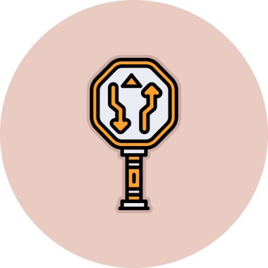 Modern bir simgenin vektör illüstrasyonu