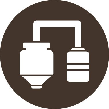 Modern gaz ikonunun vektör illüstrasyonu