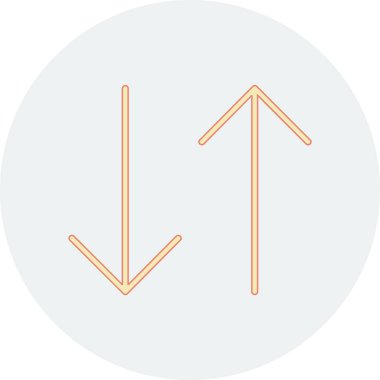 Ok simgesi. Düz dizayn. vektör illüstrasyonu.