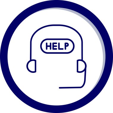 yardım simgesi çizimi