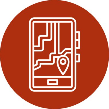 GPS konumu. Basit resimleme