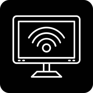 wifi simgesi vektör illüstrasyonu