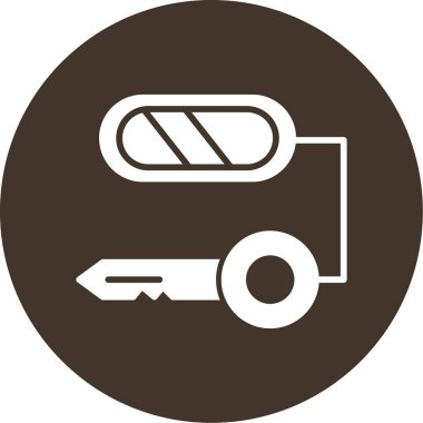 araba anahtar vektör simgesi