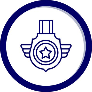 Pusula simgesi, vektör illüstrasyonu beyaz arkaplanda izole edildi