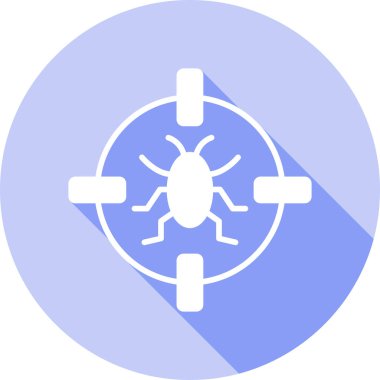 hata böceği simgesi ana hatlar biçiminde