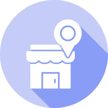 Harita. Web simgesi basit illüstrasyon