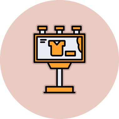 Basit simge vektör illüstrasyonu