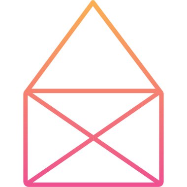 zarf simgesi vektör illüstrasyonu