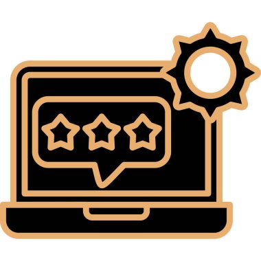 Online değerlendirme. Basit illüstrasyon