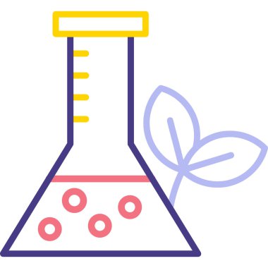 Bilim simgesi, vektör illüstrasyonu basit tasarım