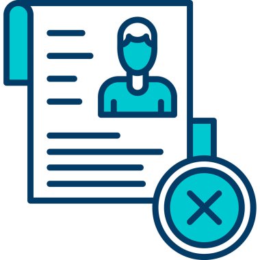 Kimlik kartı. Basit resimleme