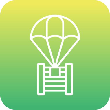 Vektör hava balonu simgesini