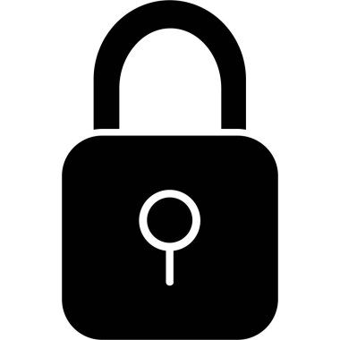 ikon vektör illüstrasyonunu kilitle