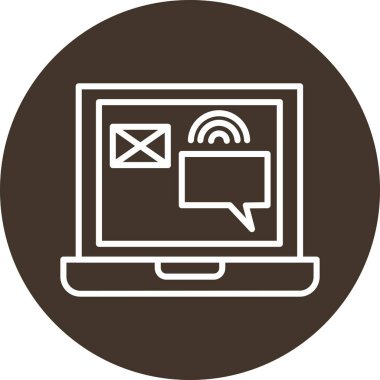 Seo simgesinin vektör illüstrasyonu