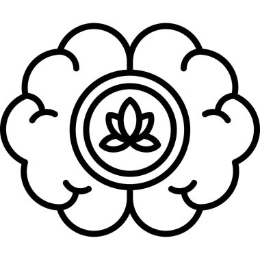 Çiçek ikonu. Web için çiçek vektör simgelerinin özet çizimi