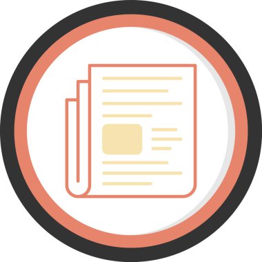 kitap simgesi, vektör illüstrasyonu