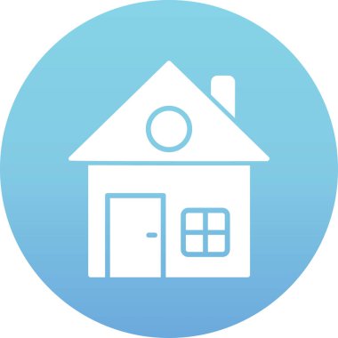 ev web simgesi, vektör illüstrasyonu