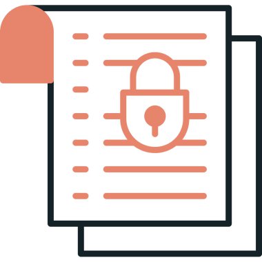 ikon vektör illüstrasyonunu kilitle