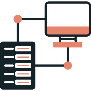 ağ paylaşım simgesi çizimi
