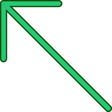 ok simgesi, vektör illüstrasyonu