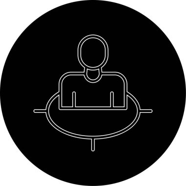 seo modern simgesinin vektör illüstrasyonu