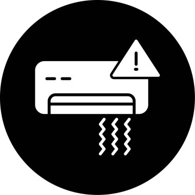 Siyah ve beyaz simgesinin vektör illüstrasyonu