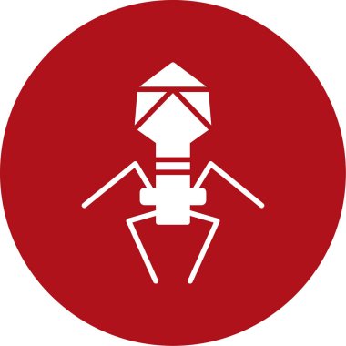 Beyaz arkaplanın kırmızı simgesinin vektör çizimi