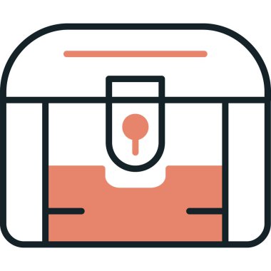 çanta simgesi, illüstrasyon tasarımı